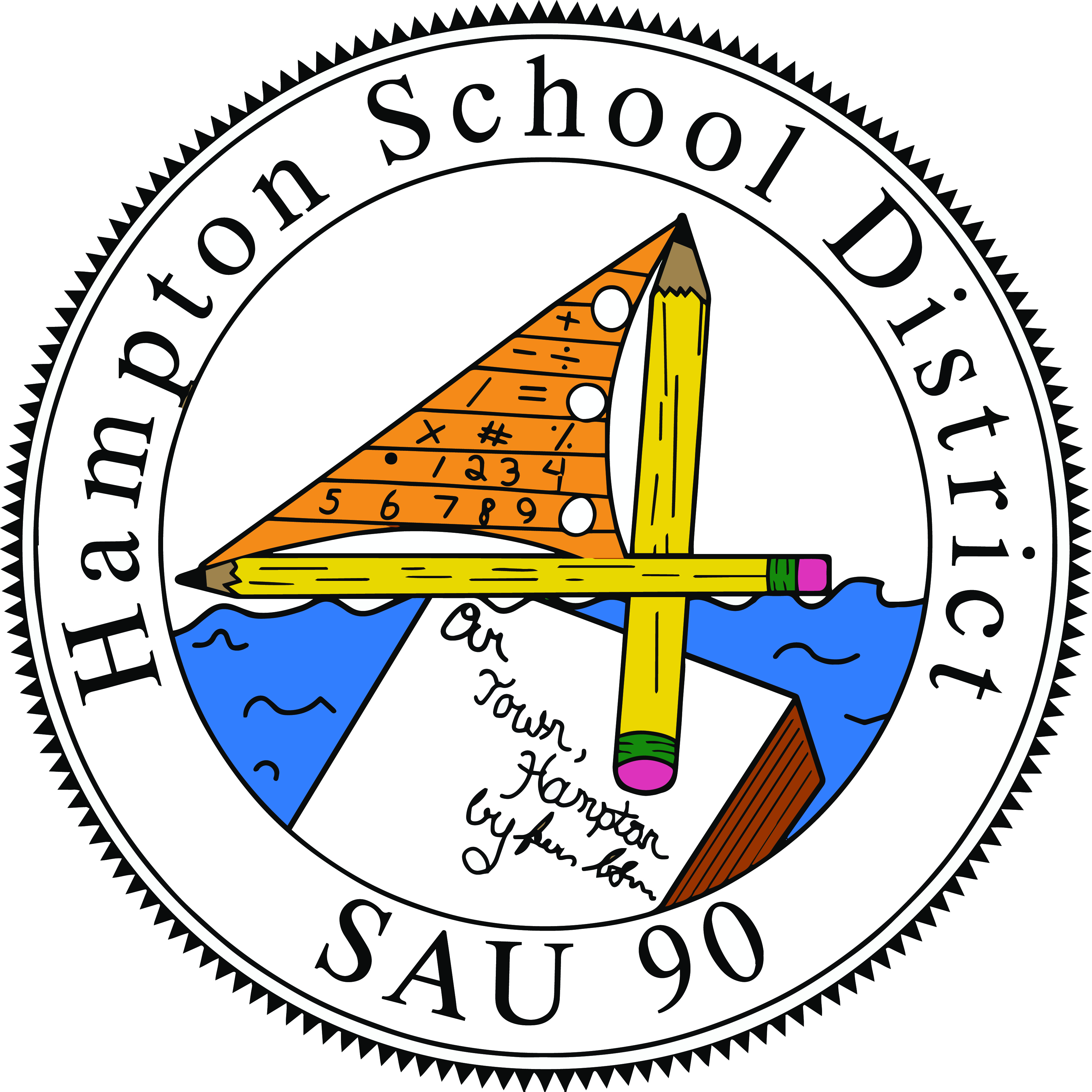 Hampton School District SAU 90's Logo