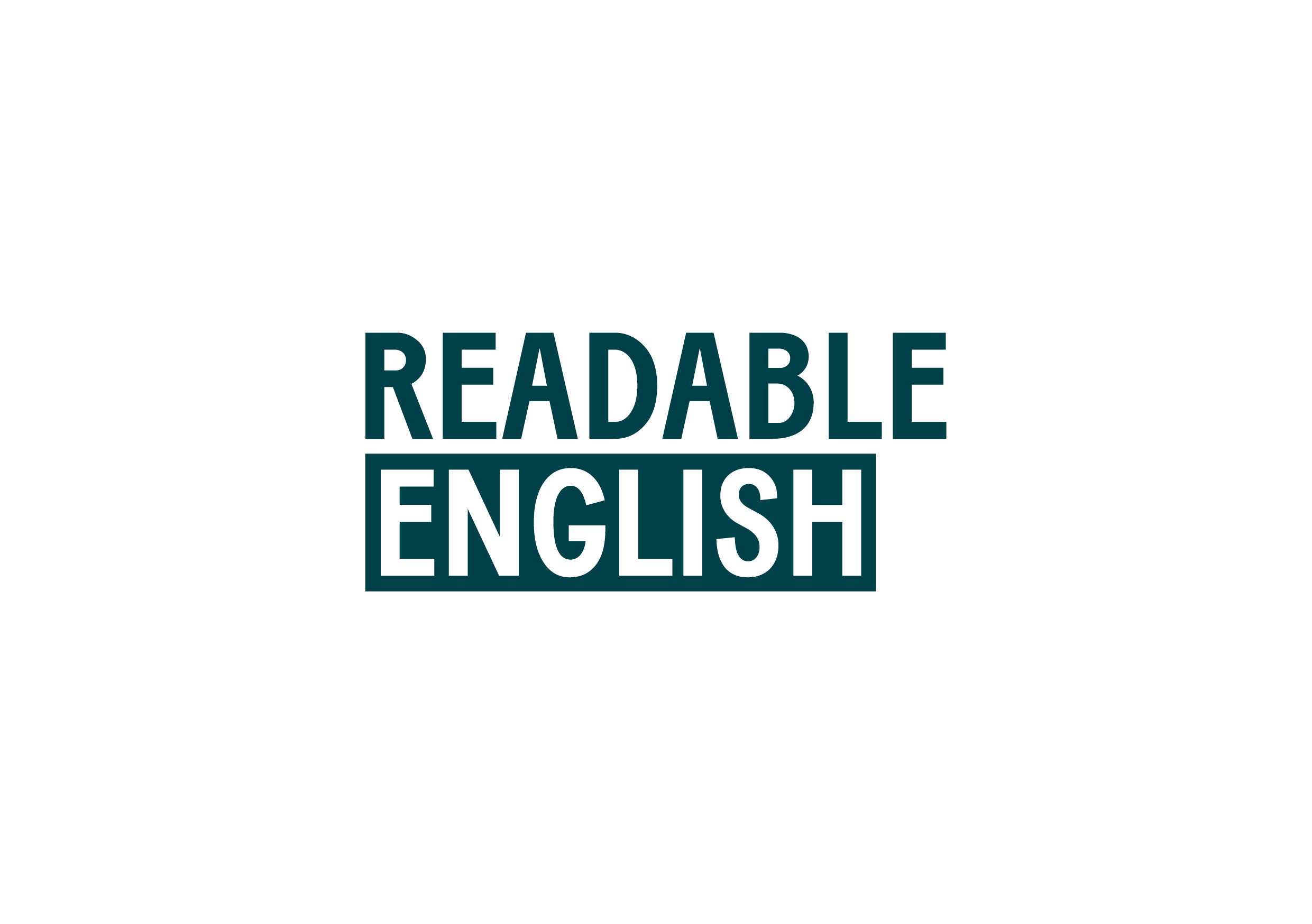 Readable English's Logo