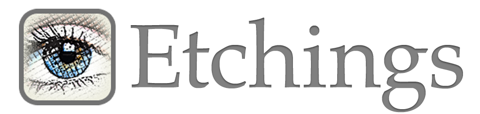 Etchings iOS app's Logo