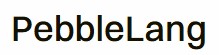 PebbleLang's Logo