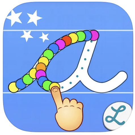Cursive Letters Writing Wizard's Logo
