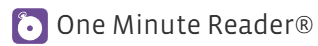 One Minute Reader's Logo