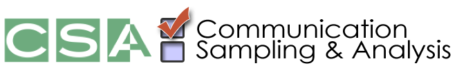 CSA Communication Sampling & Analysis's Logo