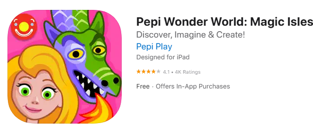 Pepi Wonder World: Magic Isles's Logo