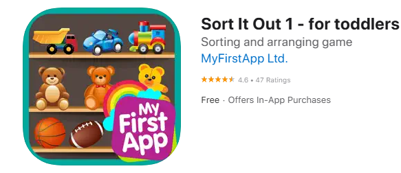 Sort it Out 1- for toddlers's Logo