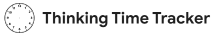 Thinking Time Tracker Chrome Extension's Logo